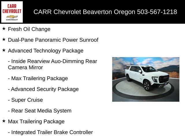 2025 GMC Yukon XL AT4 Ultimate