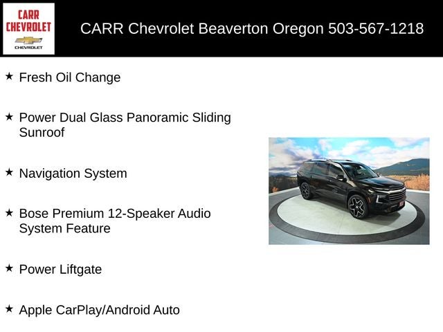 2026 Chevrolet Traverse High Country