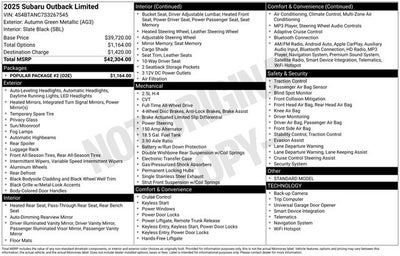 2025 Subaru Outback Limited