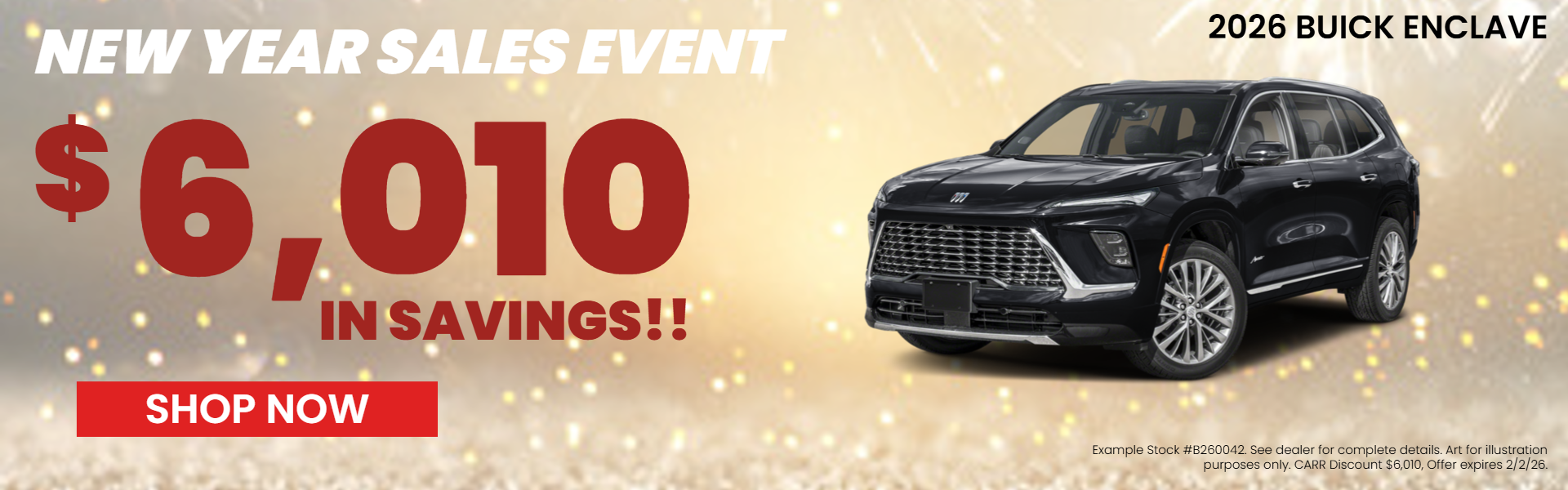 ENCLAVE OFFERS FROM CARR BUICK GMC