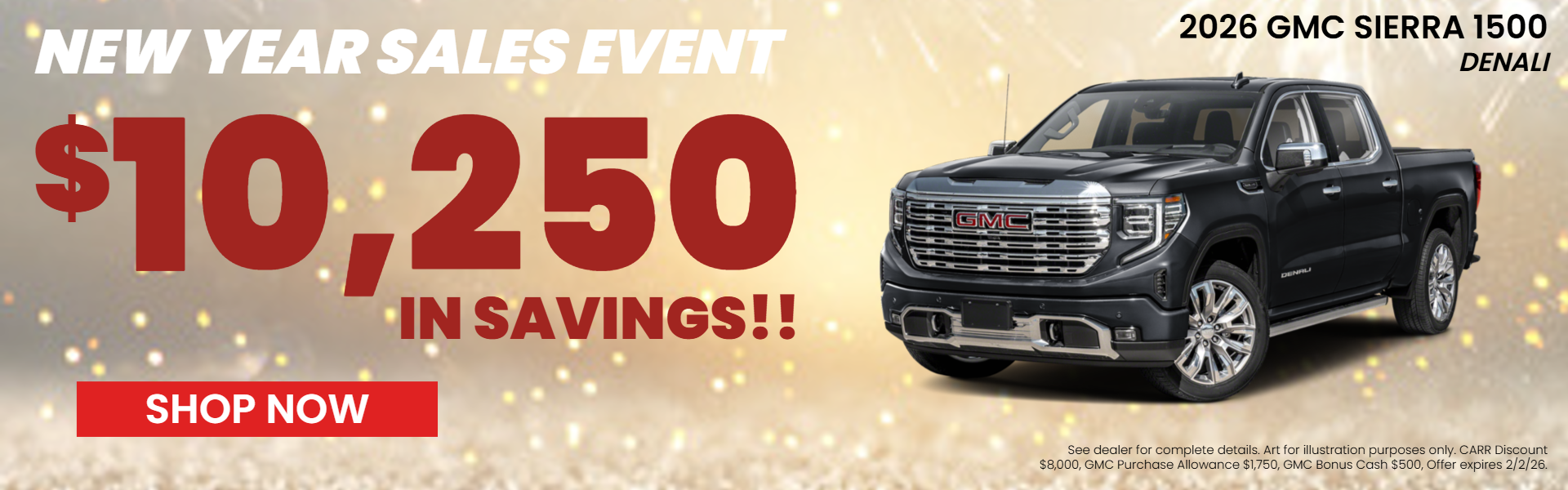 SIERRA 1500 DENALI OFFERS FROM CARR BUICK GMC