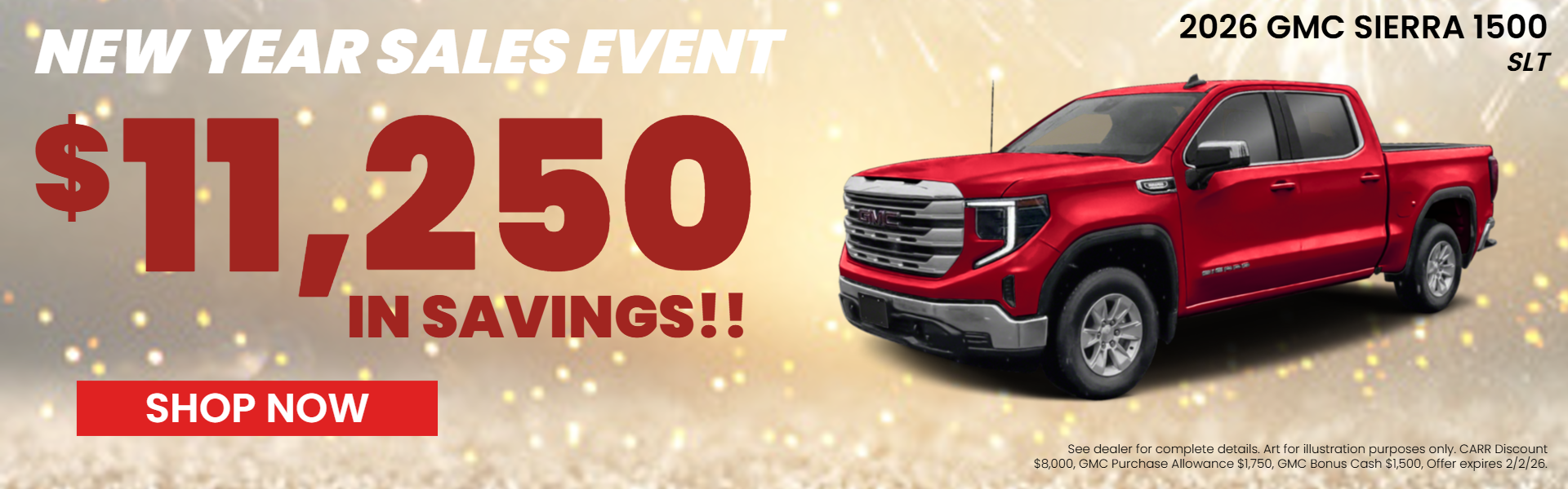 SIERRA 1500 SLT OFFERS FROM CARR BUICK GMC