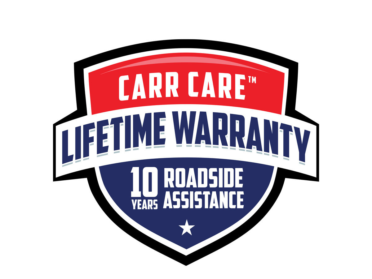 carr care lifetime warranty logo