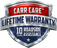Carr Care Lifetime Warranty