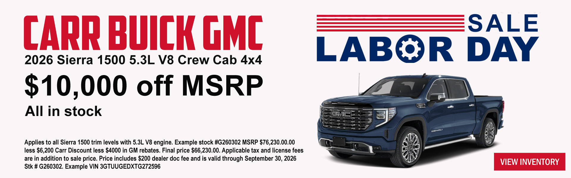 NEW 2026 GMC SIERRA 1500