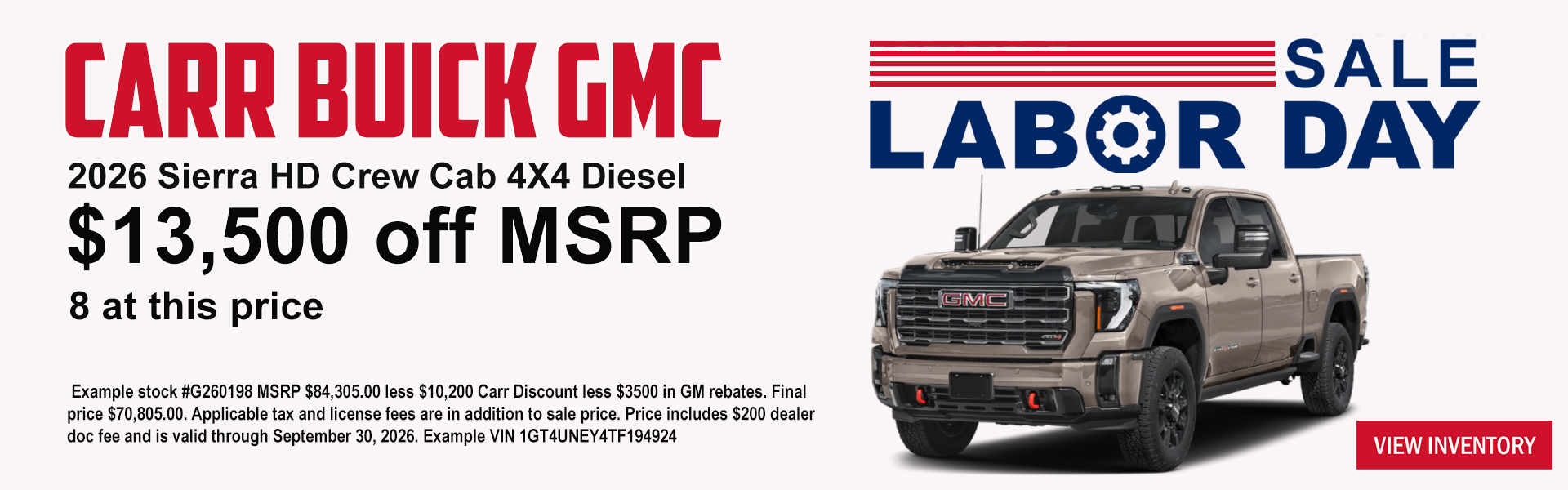 NEW 2026 GMC SIERRA 2500 HD