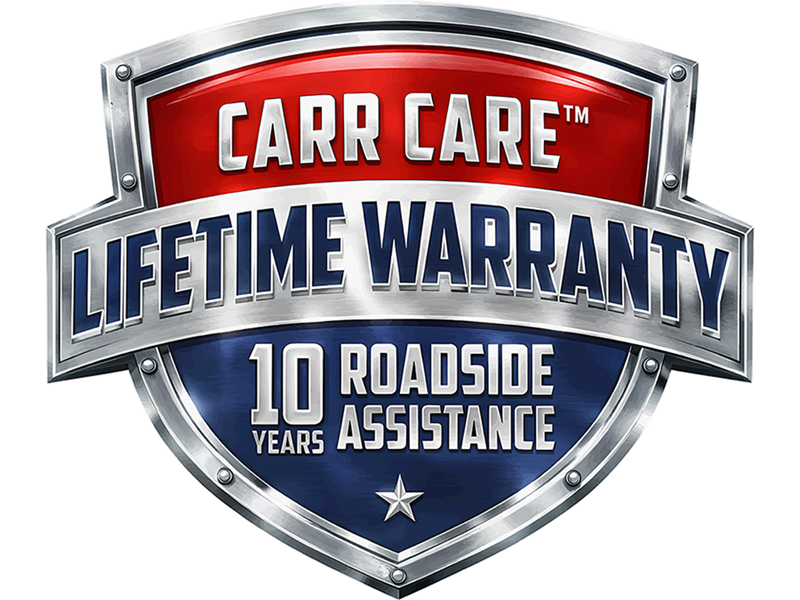 carr care lifetime warranty logo